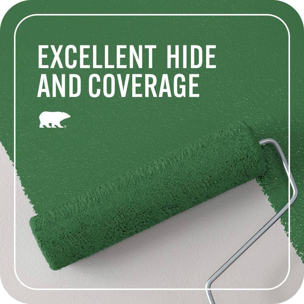 BEHR PREMIUM PLUS #P410-7 Grasslands Enamel Interior/ & Primer Color Sample (4)