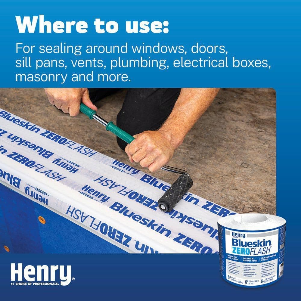 Henry 9 in. x 75ft. Blueskin Zero Flash Roll (3)