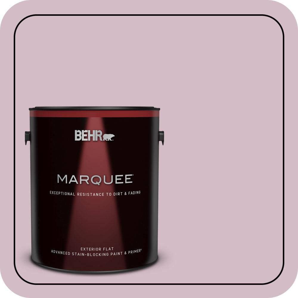 BEHR MARQUEE 1 gal. #T12-16 Queens Tart Flat Exterior Paint & Primer