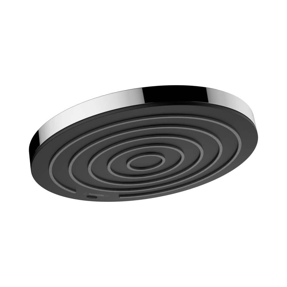 Hansgrohe Pulsify S 1-Spray Patterns 1.75 GPM 10 in. Wall Mount Fixed Shower Head in Chrome