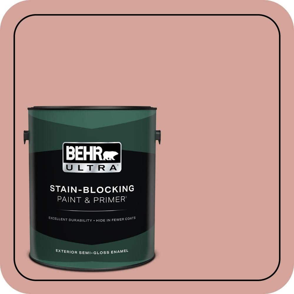 BEHR ULTRA 1 gal. #S160-3 Bubble Shell Semi-Gloss Enamel Exterior Paint & Primer