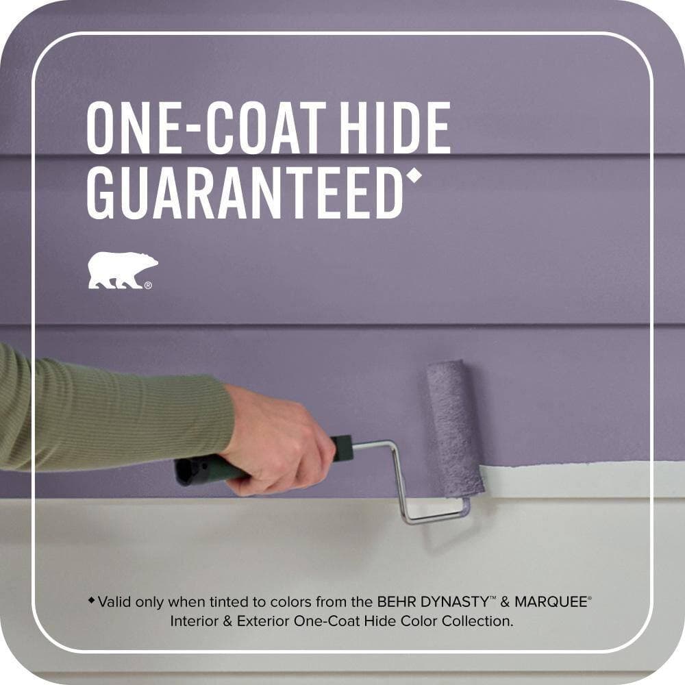 BEHR MARQUEE 1 gal. #650F-5 Purple Statice Flat Exterior Paint & Primer (3)