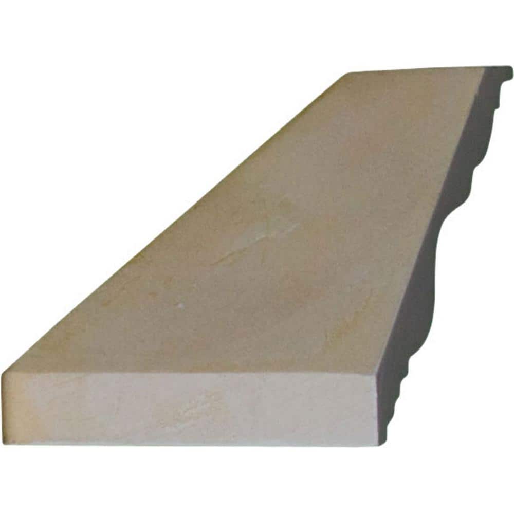 Ekena Millwork 3-7/8 in. x 3-7/8 in. x 3-7/8 in. Urethane Inside Corner Moulding (matches moulding MLD03X03X05DU) (3)