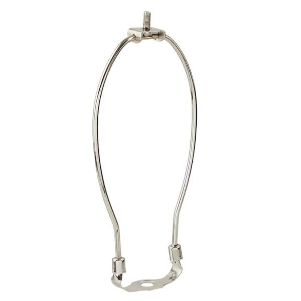 Commercial Electric 8 in. Brushed Nickel Detachable Harp