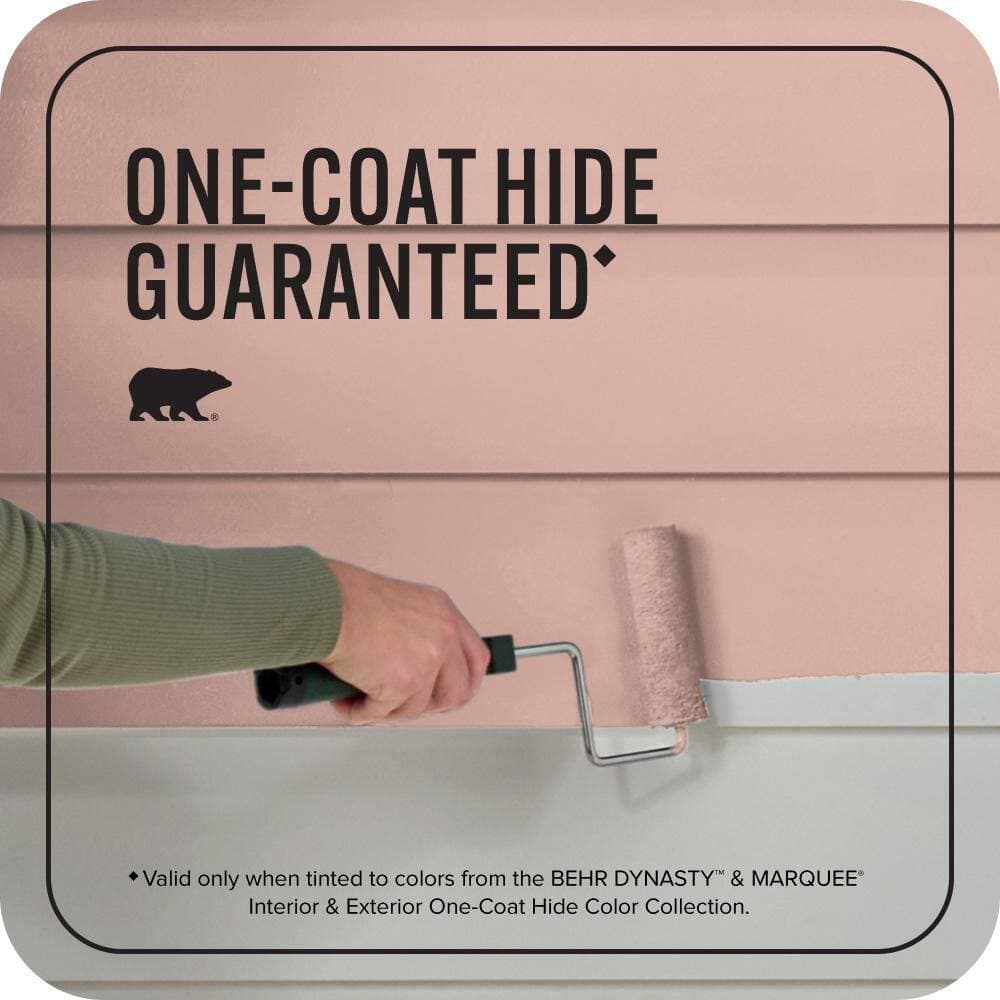 BEHR MARQUEE 5 gal. #T17-06 Everythings Rosy Flat Exterior Paint & Primer (3)