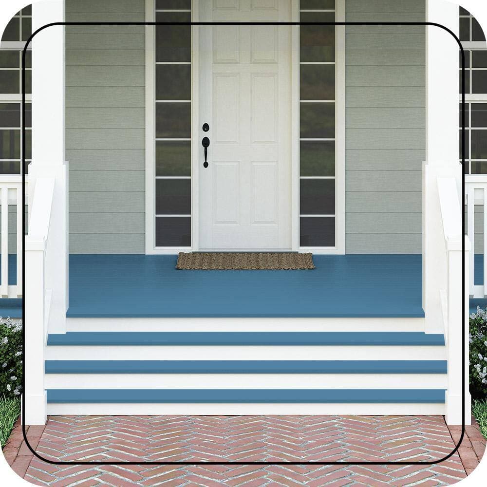 BEHR PREMIUM #M500-4 Textured Low-Lustre Enamel Interior/Exterior Porch and Patio Anti-Slip Floor Paint (2)