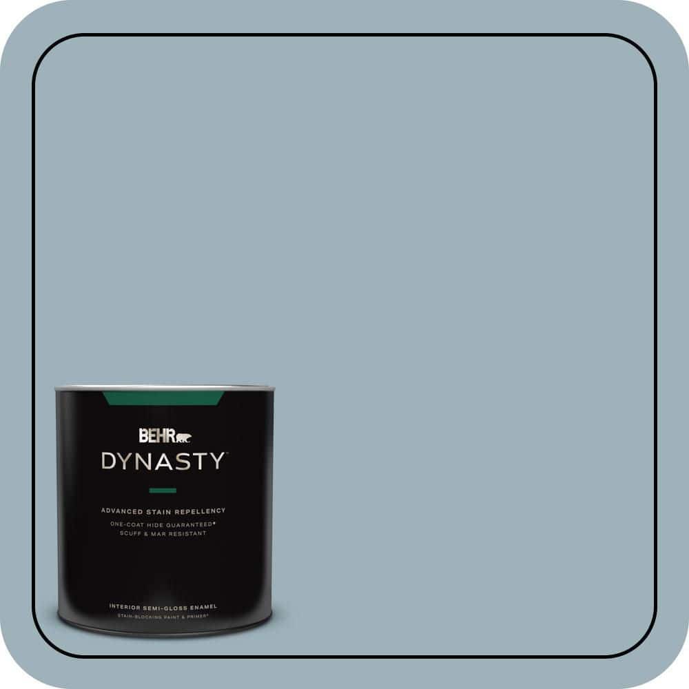 BEHR DYNASTY 1 qt. #MQ5-59 Ovation One-Coat Hide Semi-Gloss Enamel Interior Stain-Blocking Paint & Primer