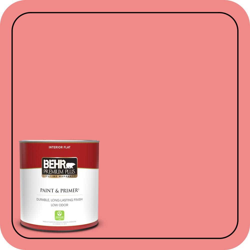 BEHR PREMIUM PLUS #150B-5 Cheery Flat Low Odor & Primer (1)