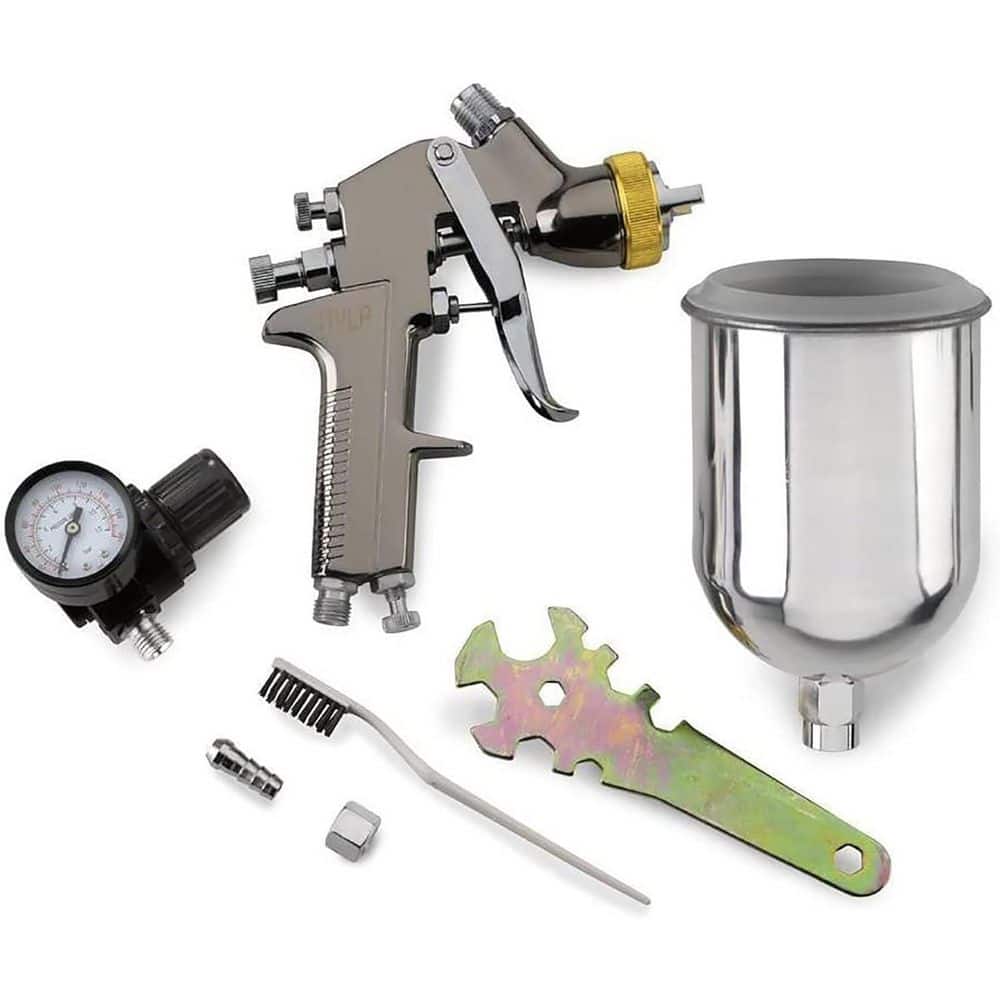 NEIKO HVLP Spray Gun Paint Sprayer with 1.7 mm Nozzle, 600 cc Cup, and Air Gauge Regulator for Auto Painting (3)