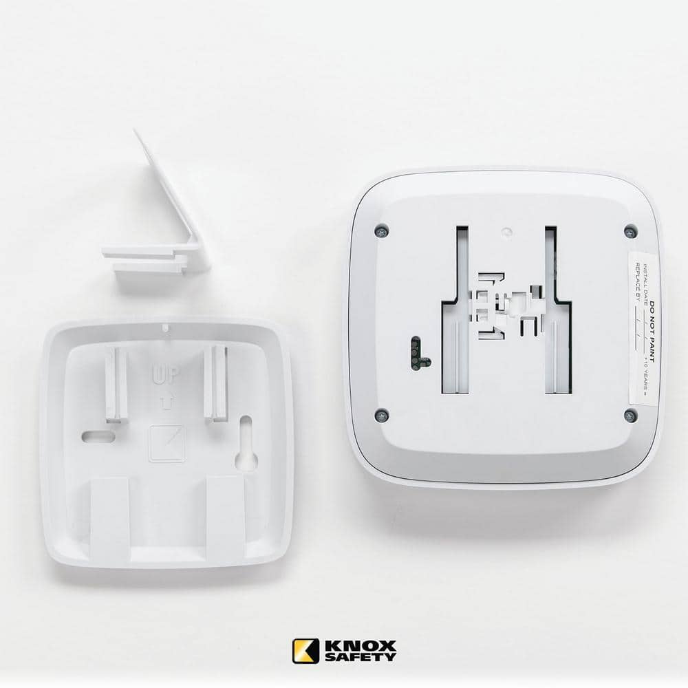 Knox Safety Battery Operated Carbon Monoxide Alarm, Digital Display, Voice Alerts, Bilingual, Ten Year Battery (3)