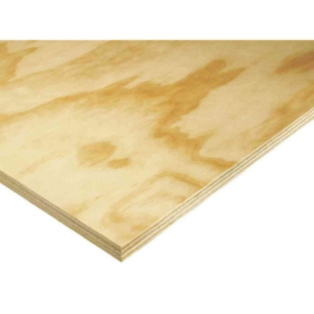 Unbranded 23/32 in. x 4 ft. x 8 ft. 7-Ply ACX Pine Plywood