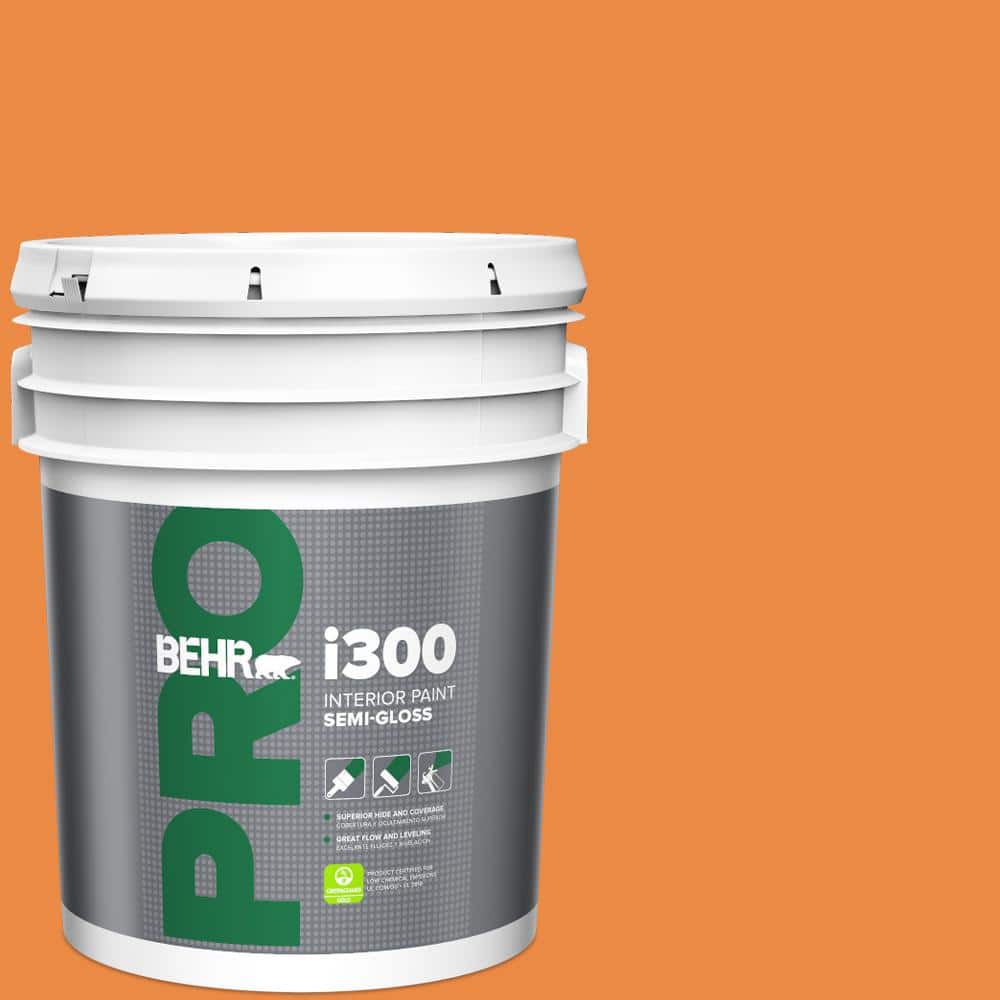 BEHR PRO 5 gal. #P230-7 Acapulco Sun Semi-Gloss Interior Paint