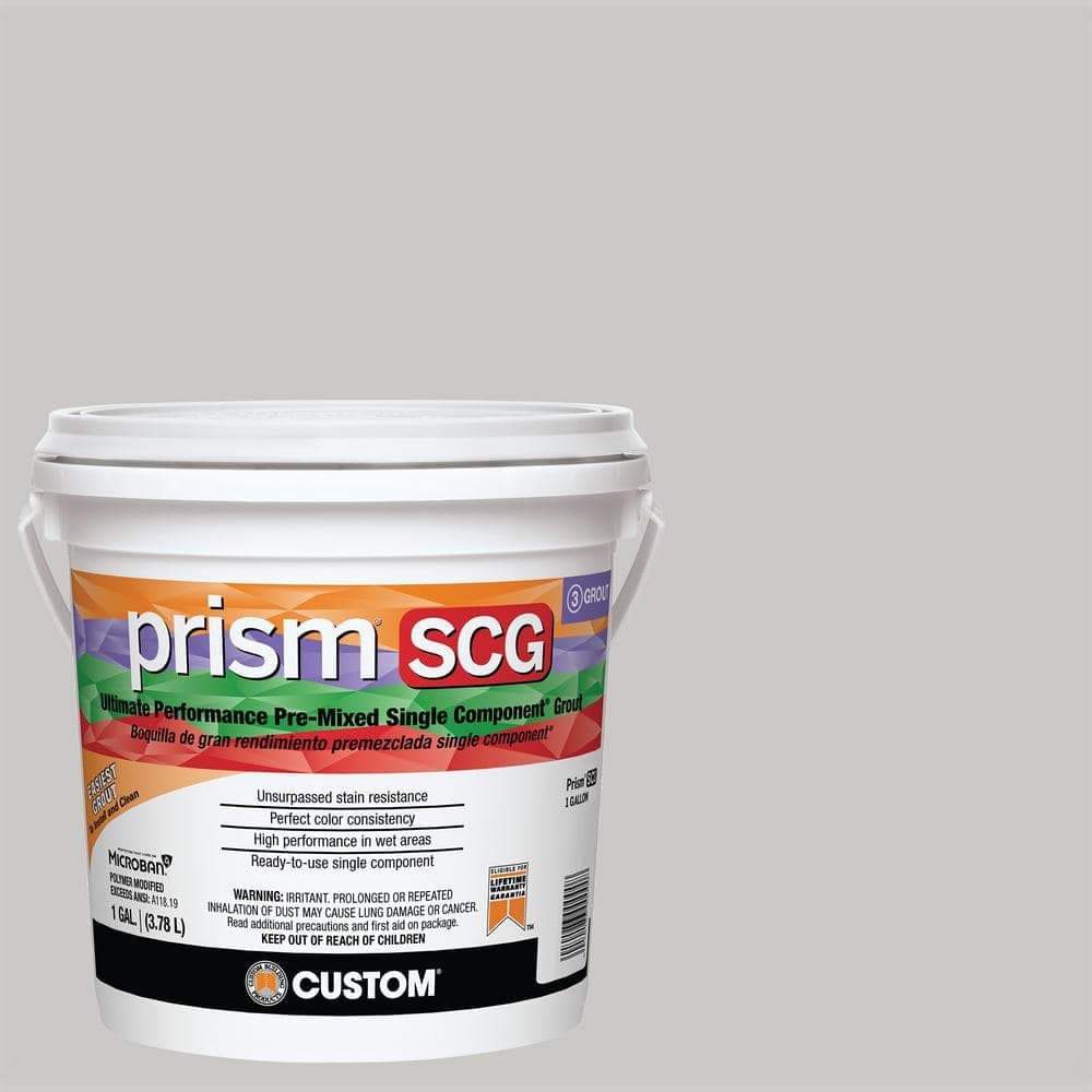 Custom Building Products Prism SCG #544 Rolling Fog 1 gal. Ultimate Performance Pre-Mixed Single Component Grout (2)
