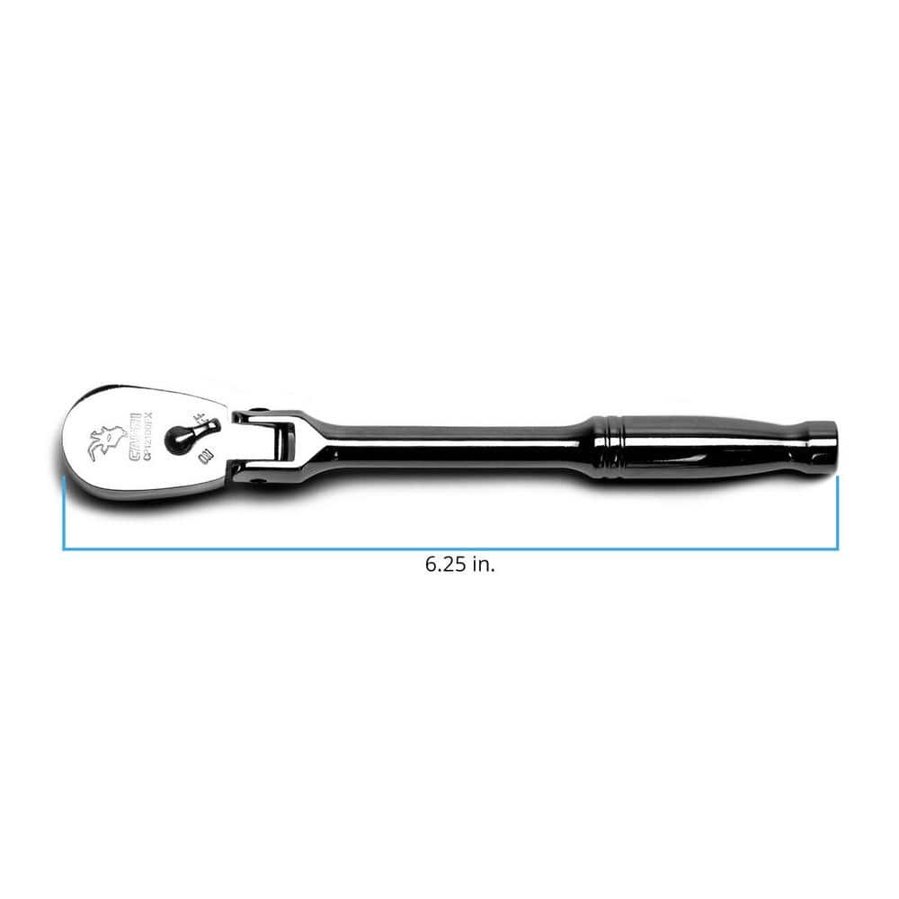 Capri Tools 1/4 in. Drive 72-Tooth Flex-Head Low Profile Ratchet (2)