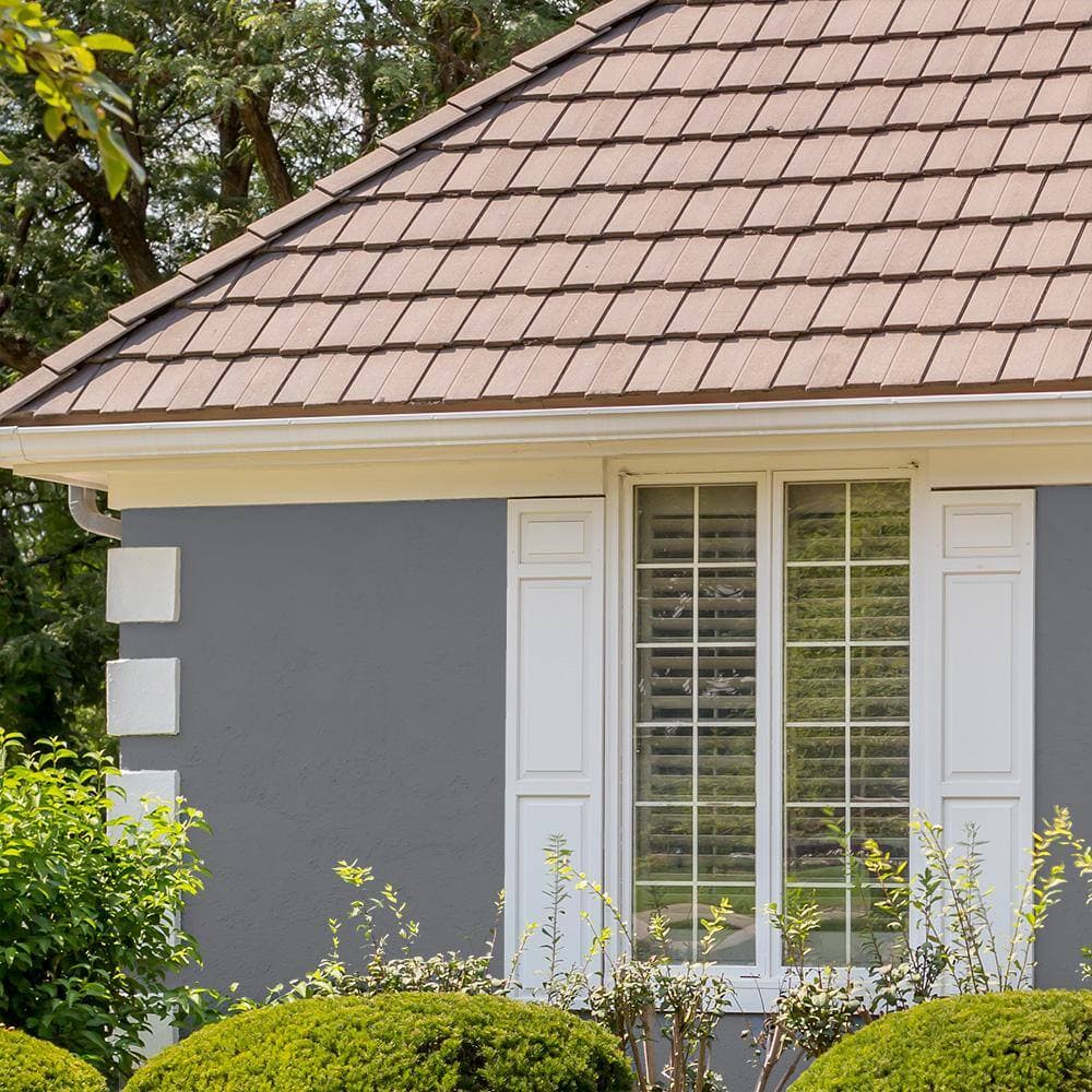 BEHR PREMIUM 5 gal. #N530-5 Mission Control Elastomeric Masonry, Stucco and Brick Exterior Paint (4)