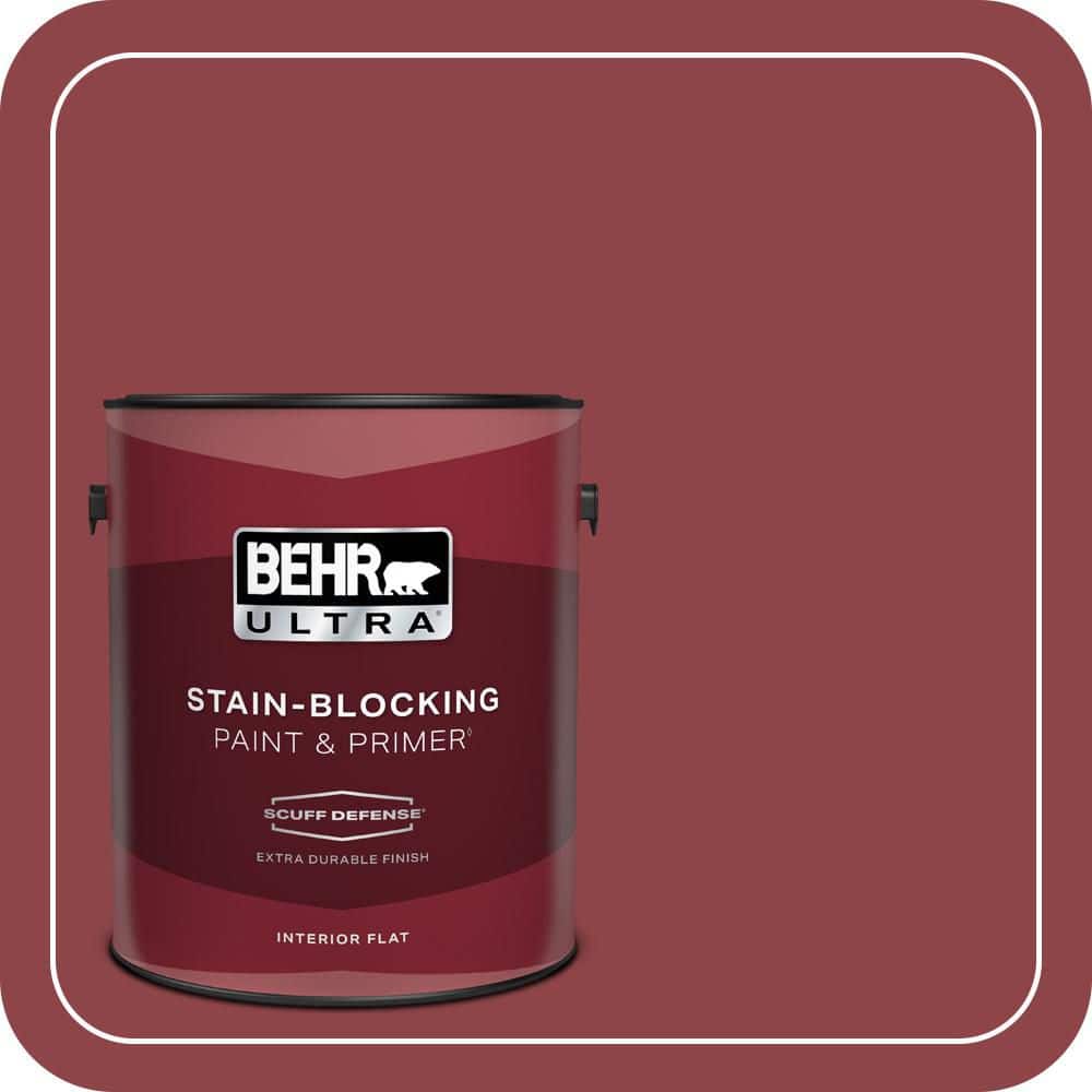 BEHR ULTRA 1 gal. #MQ1-09 Haute Couture Extra Durable Flat Interior Paint & Primer (1)