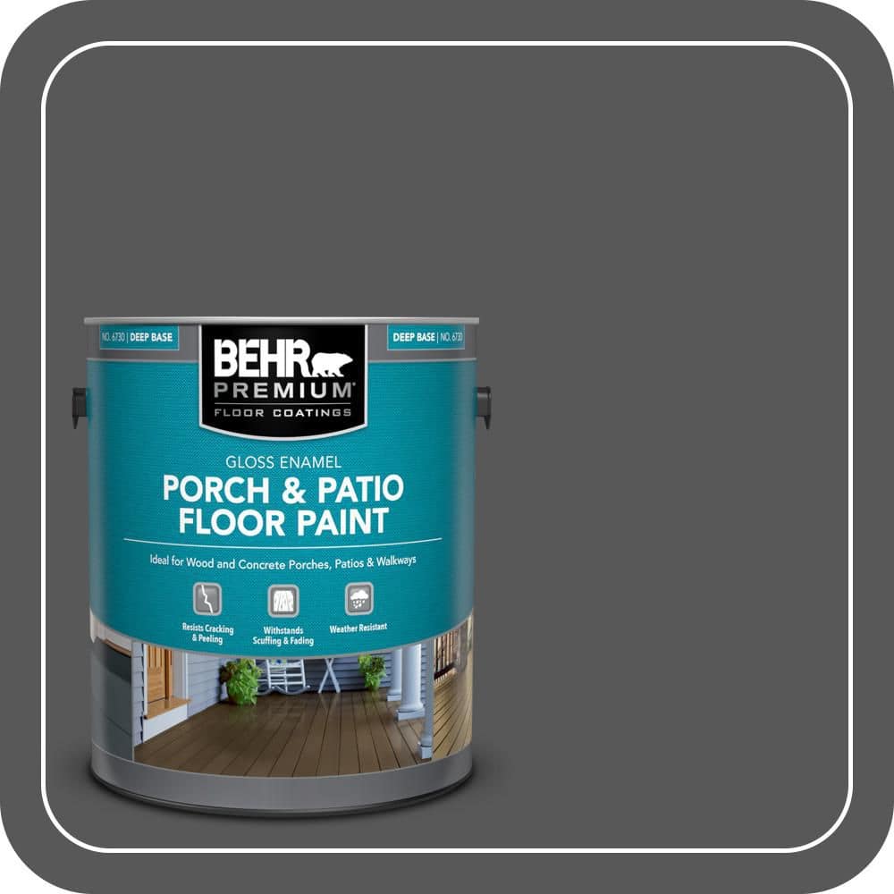 BEHR PREMIUM 1 gal. #PPU24-22 Shadow Mountain Gloss Enamel Interior/Exterior Porch and Patio Floor Paint