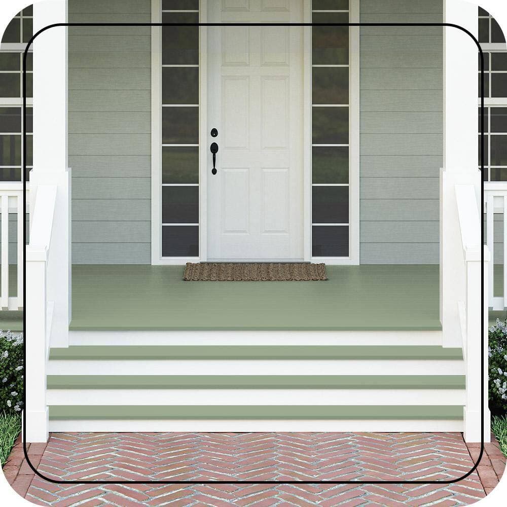BEHR PREMIUM #S390-4 Textured Low-Lustre Enamel Interior/Exterior Porch and Patio Anti-Slip Floor Paint (2)