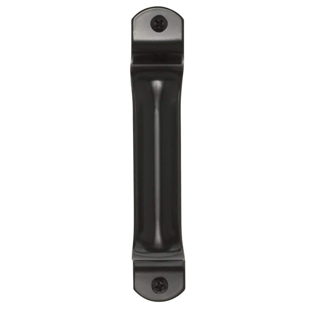 Everbilt 6-1/2 in. Black Heavy-Duty Door Pull (4)