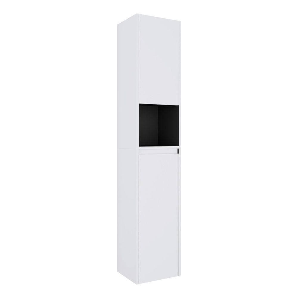 ARTCHIRLY 11.81 in. W x 9.81 in. D x 59 in. H Bathroom Storage Wall Cabinet in White (3)