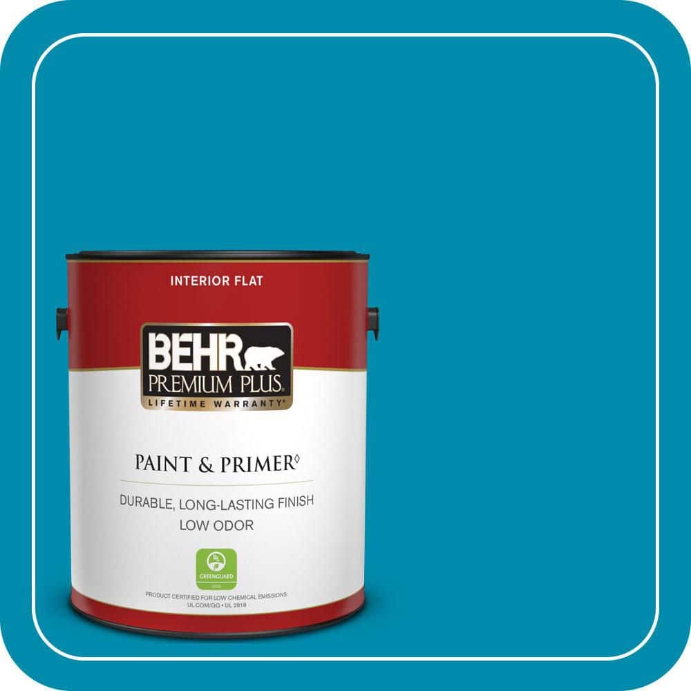 BEHR PREMIUM PLUS #530B-7 Riviera Paradise Flat Interior/ & Primer Color Sample