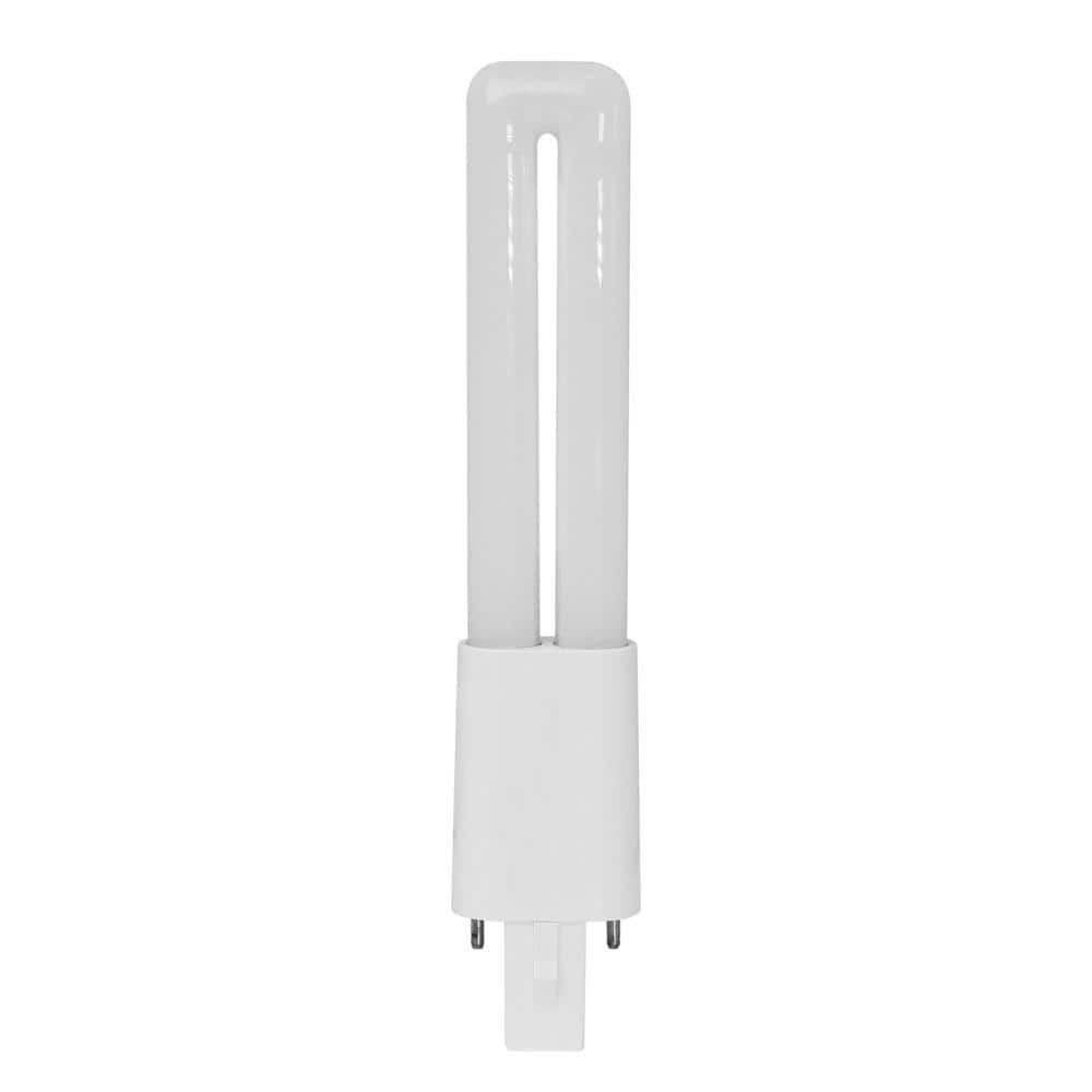 Feit Electric 9-Watt Equivalent PL Twin Tube CFLNI Bi-Pin Plug-In G23 Base CFL Replacement LED Light Bulb, Soft White 2700K (1-Pack) (2)