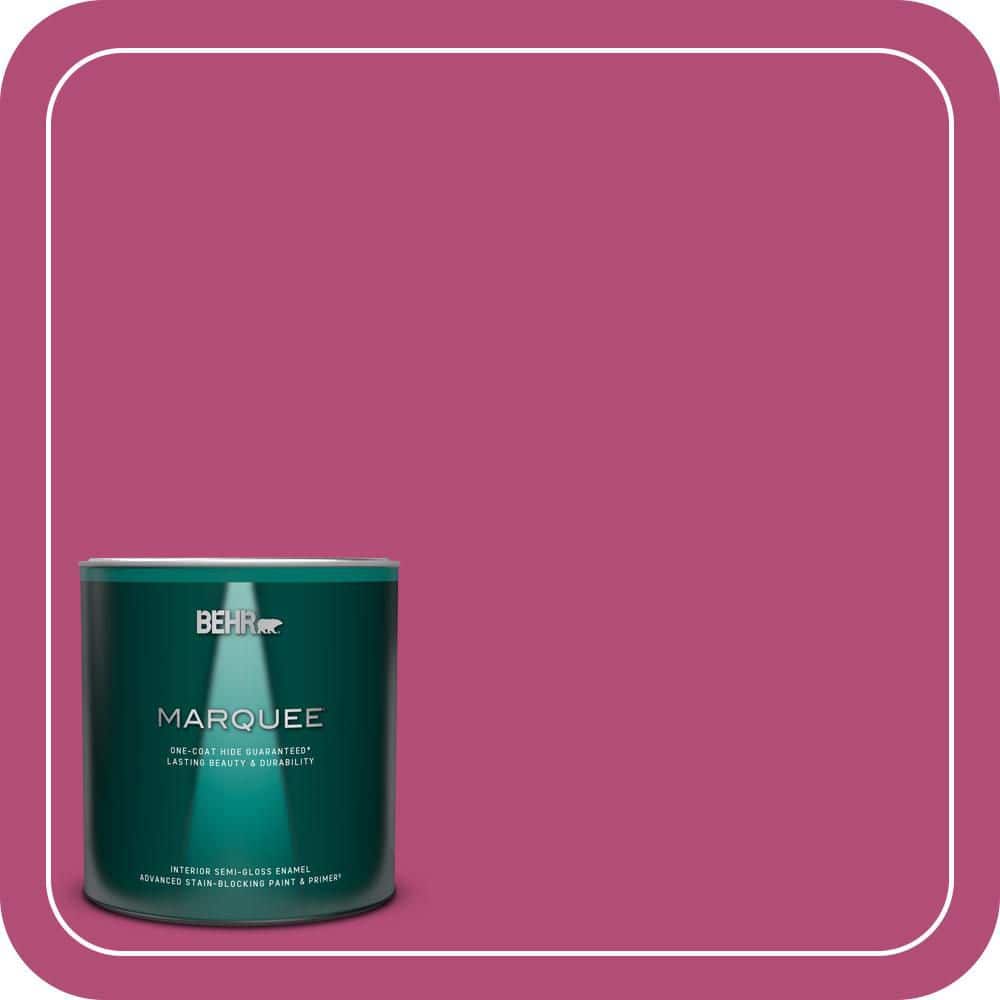 BEHR MARQUEE 1 qt. #P120-6 Diva Glam Semi-Gloss Enamel Interior Paint & Primer