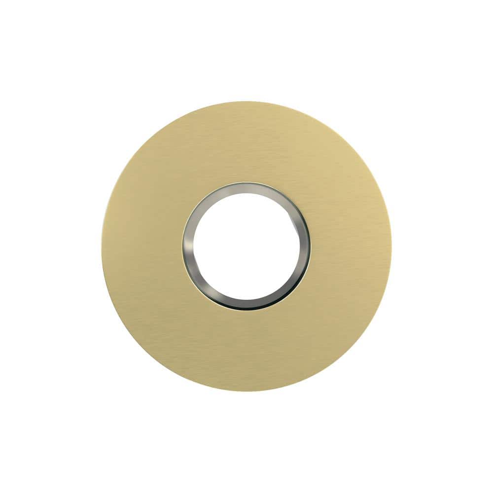Swiss Madison Overflow Sink Cover in Brushed Gold (3)