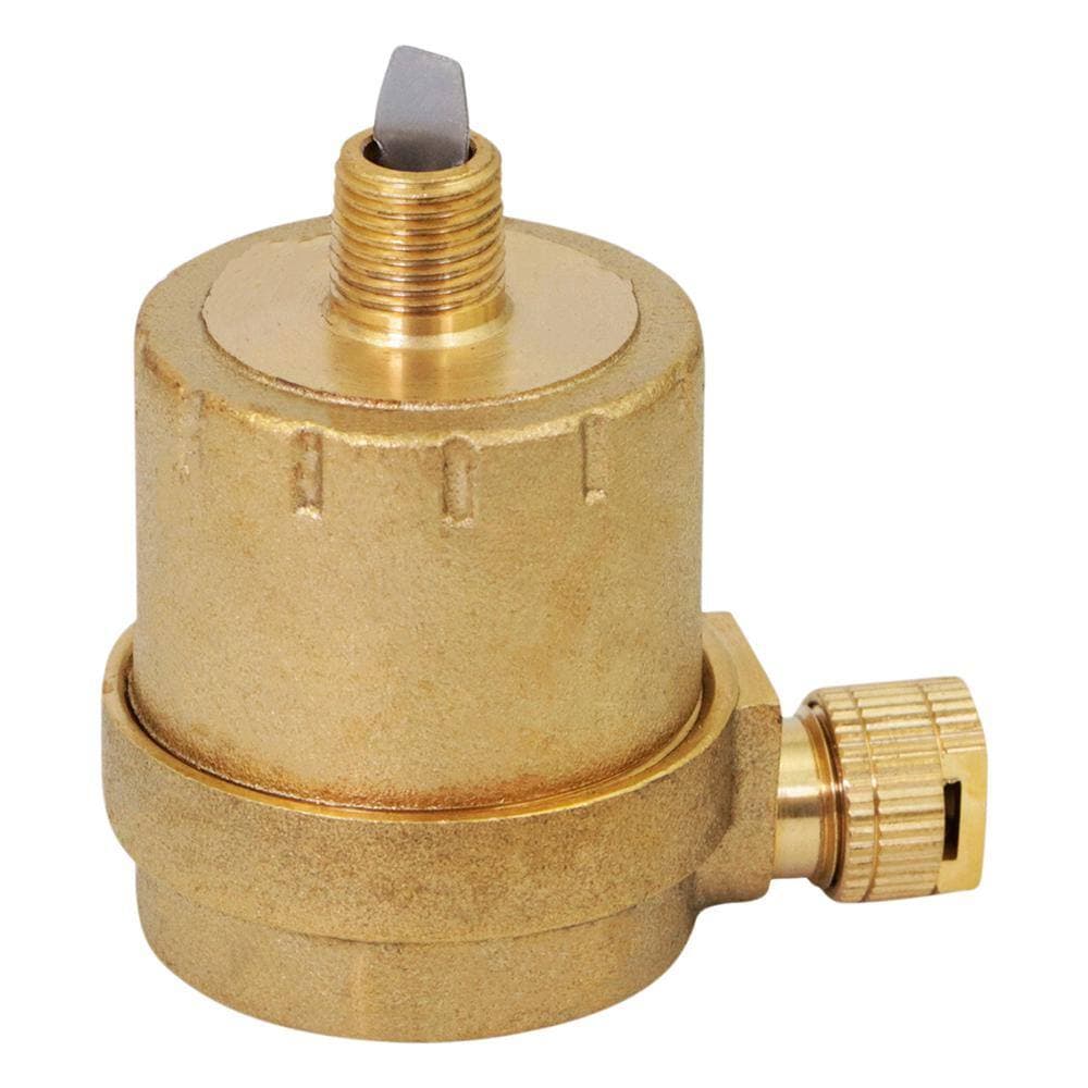 PLUMBFLEX 1/8 in. Brass Float Vent for Use on Convector, Radiators, Radiant Baseboard and Radiant Panels (2)