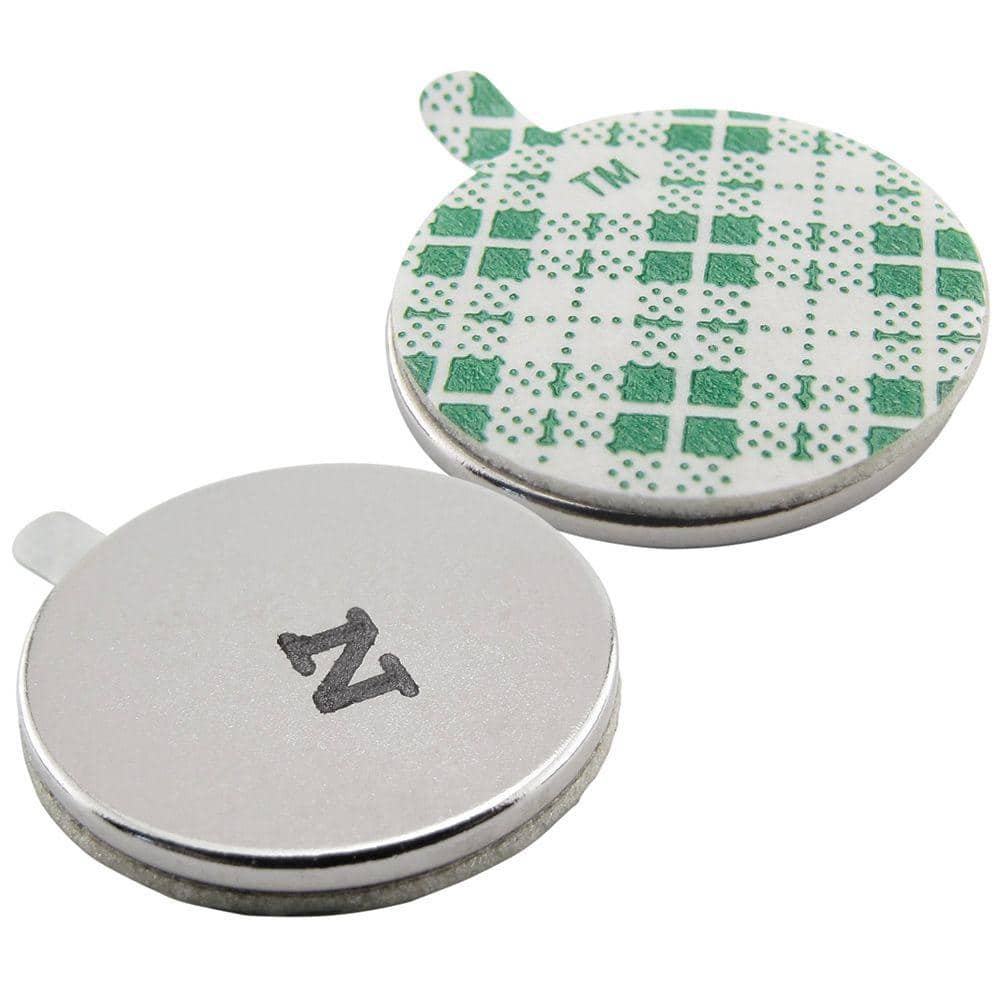Master Magnet 3/4 in. Dia Neodymium Rare-Earth Magnet Discs with Foam Adhesive (5-Pack)