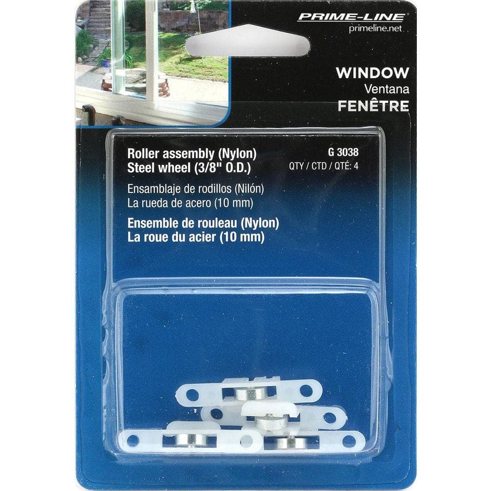Prime-Line 3/8 in. Steel Flat-Edge Sliding Window Roller Assembly, Tom Rays (4-pack) (3)