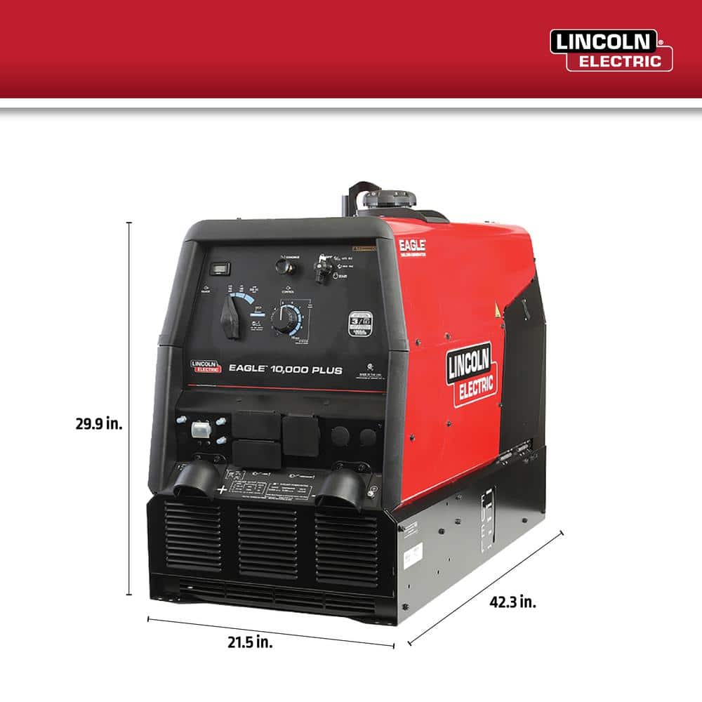 Lincoln Electric 225 Amp Eagle 10,000 Plus Gas Engine Driven Welder with LE Engine (3)