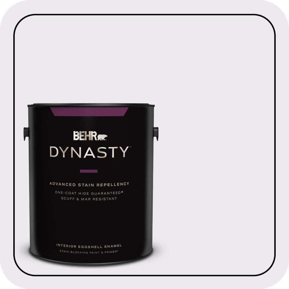 BEHR DYNASTY 1 gal. #630A-1 Amethyst Cream Eggshell Enamel Interior Stain-Blocking Paint & Primer