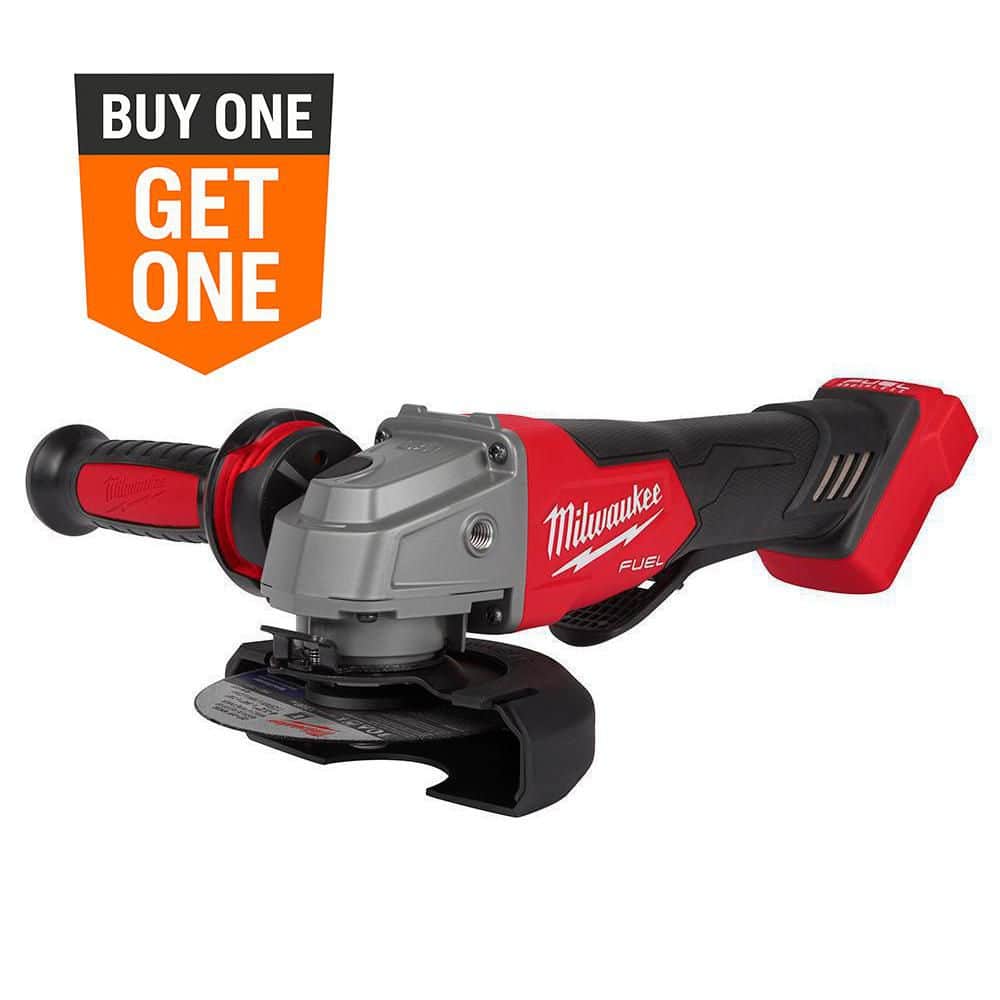 Milwaukee M18 FUEL 18-Volt Lithium-Ion Brushless Cordless 4-1/2 in./5 in. Grinder, Switch Kit w/M18 FUEL Grinder (2)