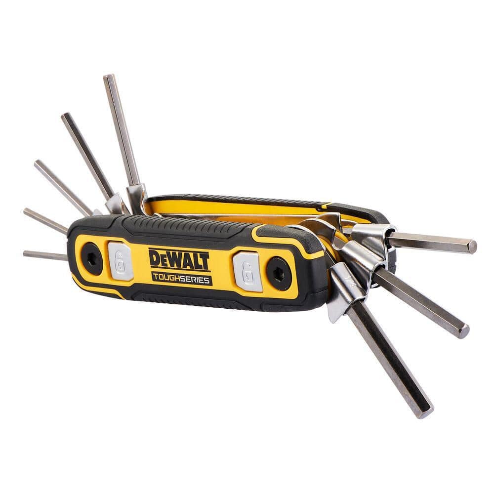 DEWALT TOUGHSERIES SAE Folding Locking Hex Key Set (8-Piece) (2)