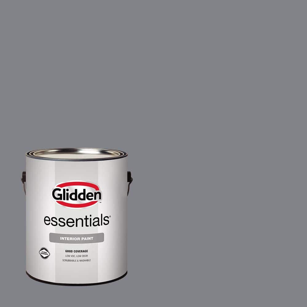 Glidden Essentials 1 gal. PPG1013-5 Victorian Pewter Eggshell Interior Paint