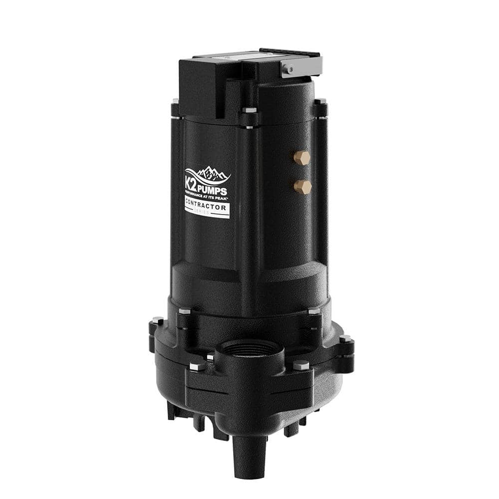 K2 Contractor Series 3/4 hp. Sump and Effluent Septic Pump with Piggyback Tethered Switch (3)