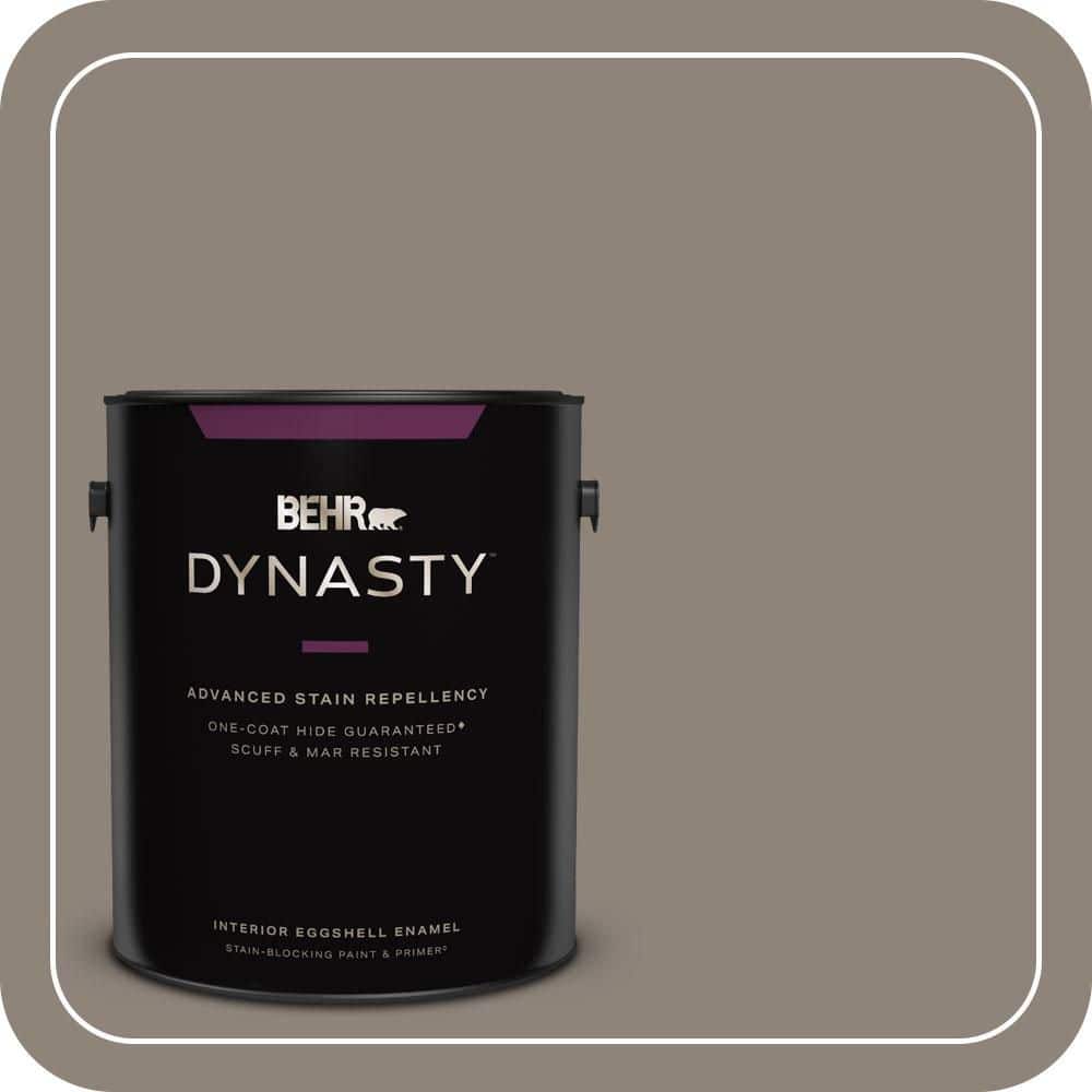 BEHR DYNASTY 1 gal. #N200-5 Woodcraft One-Coat Hide Eggshell Enamel Interior Stain-Blocking Paint & Primer