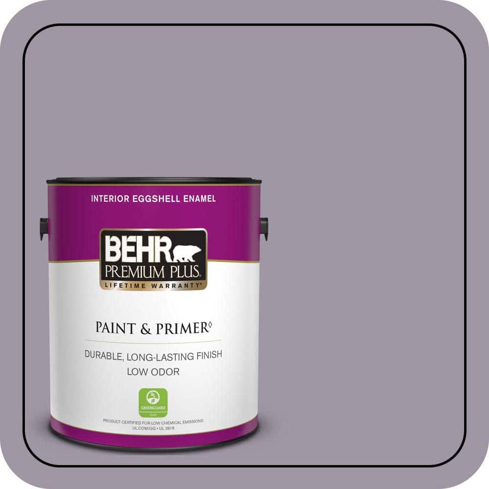 BEHR PREMIUM PLUS 1 gal. #N100-4 Fortune Eggshell Enamel Low Odor Interior Paint & Primer