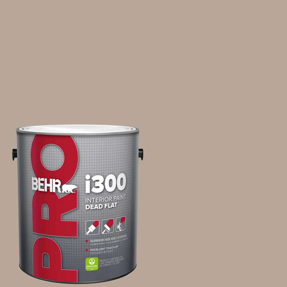 BEHR PRO 1 gal. #PPU5-14 Mesa Taupe Dead Flat Interior Paint