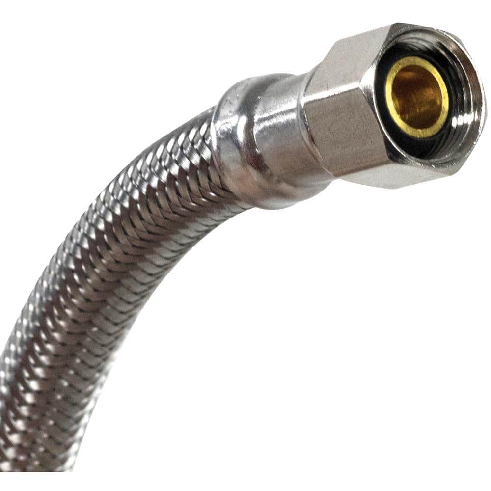 CERTIFIED APPLIANCE ACCESSORIES 6 ft. Braided Stainless Steel Dishwasher Connector with Elbow (3)