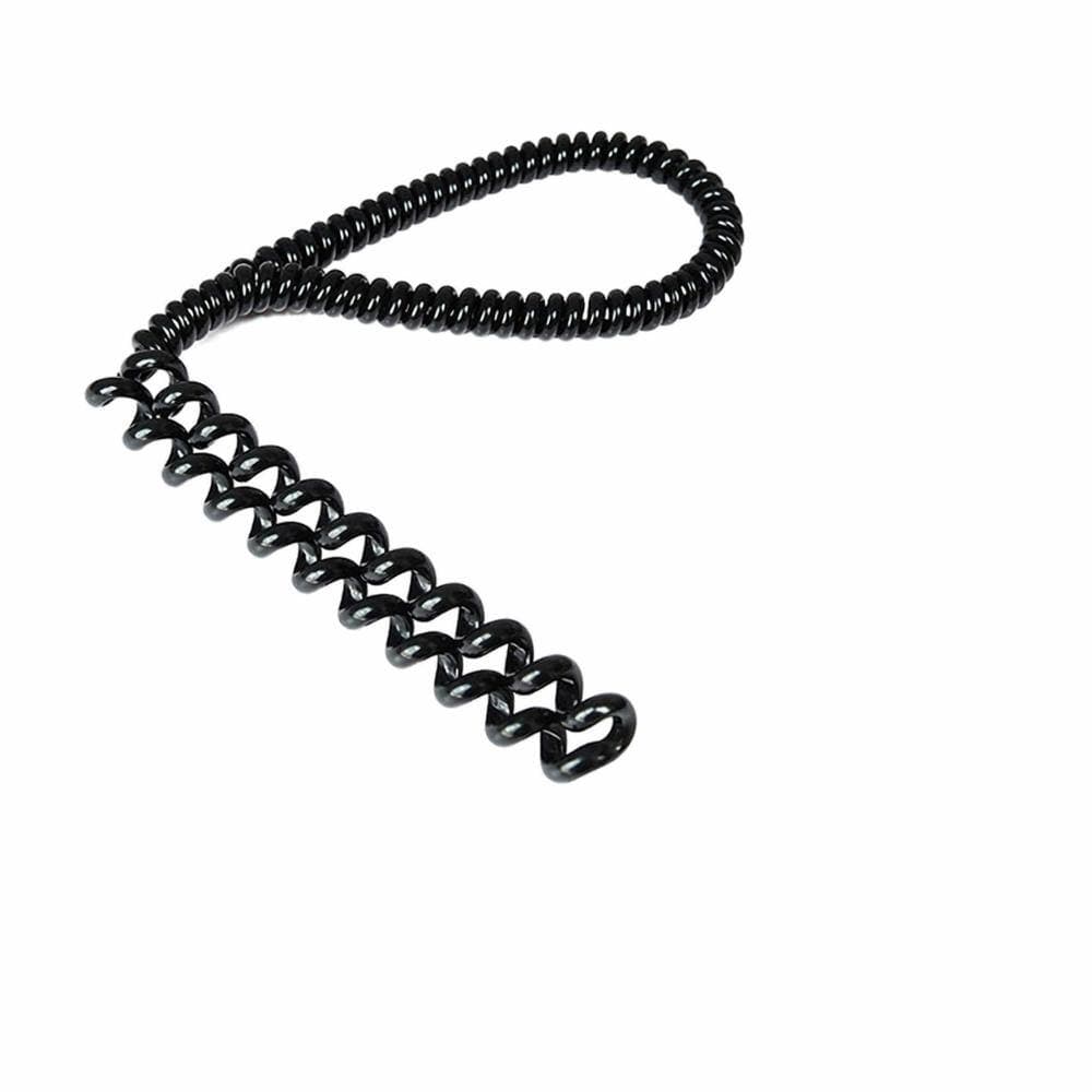 Unbranded 3.28 ft 1/4 in TPU Flexible Wire Loom Cable Sleeve for Motorcycle, Bicycle and Scooter Wiring (2)