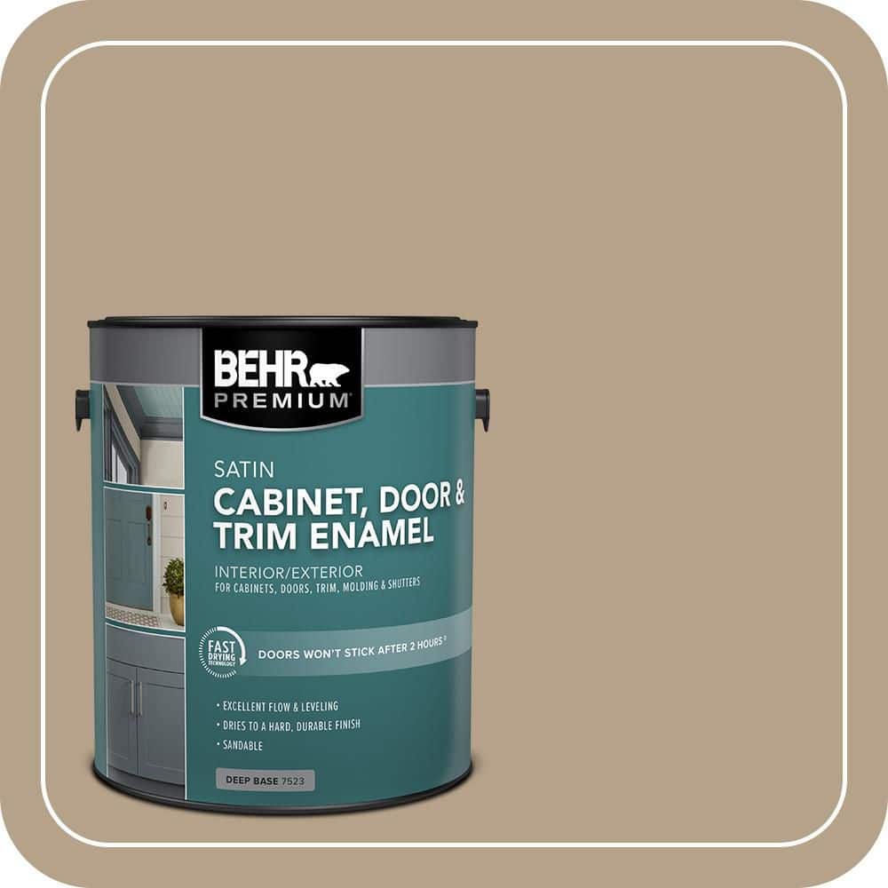BEHR PREMIUM 1 gal. #PPU7-06 Chateau Satin Enamel Interior/Exterior Cabinet, Door & Trim Paint