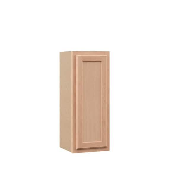Hampton Bay Recessed Panel 12 in. W x 12 in. D x 30 in. H Assembled Wall Kitchen Cabinet in Unfinished (2)