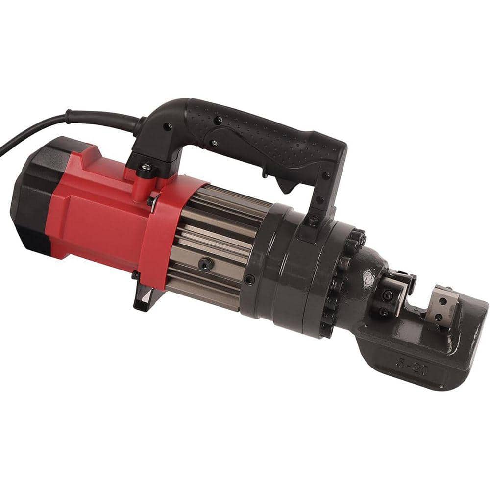 KIWDZFU Hydraulic Electric Rebar Cutter 1050-Watts 110-Volt Cuts Up to 3/4 in. 4-20mm Rebar with Portable Metal Storage Box (1)