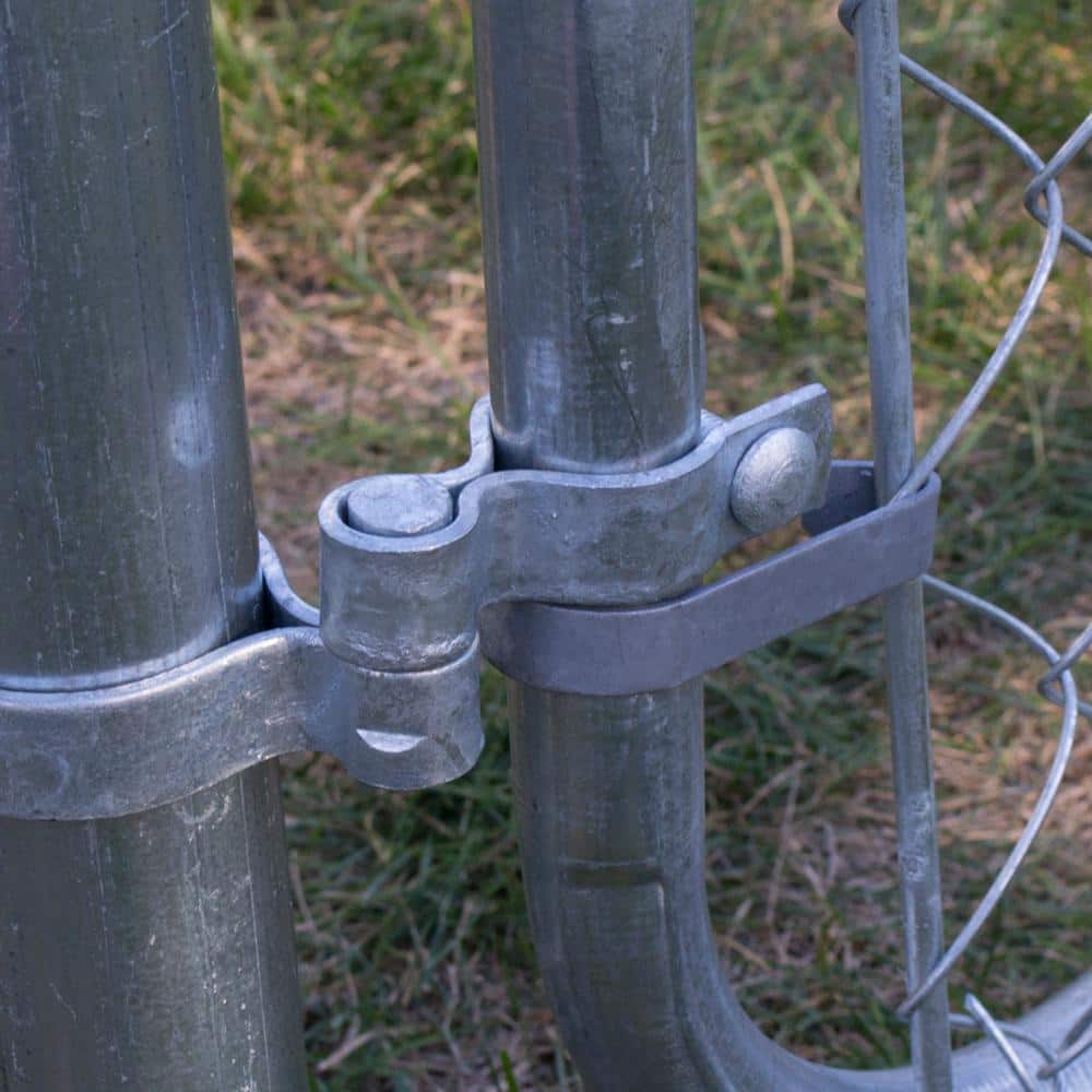 Everbilt 1-5/8 in. x 5/8 in. Galvanized Steel Metal Frame Hinge Chain Link Fence Fitting (2)