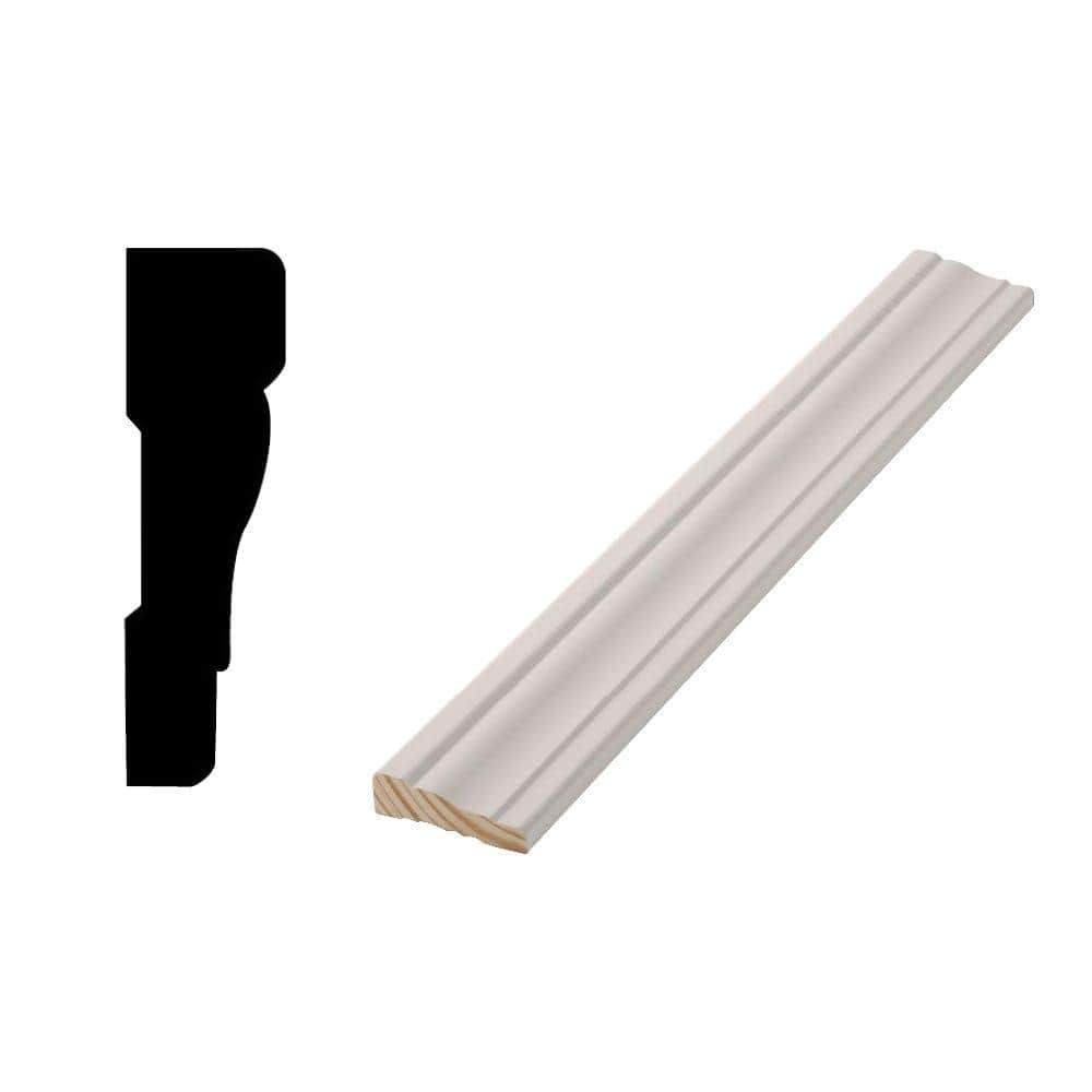 Woodgrain Millwork WM 356 11/16 in. 2-1/4 in. 84 in. Primed Finger-Jointed Casing