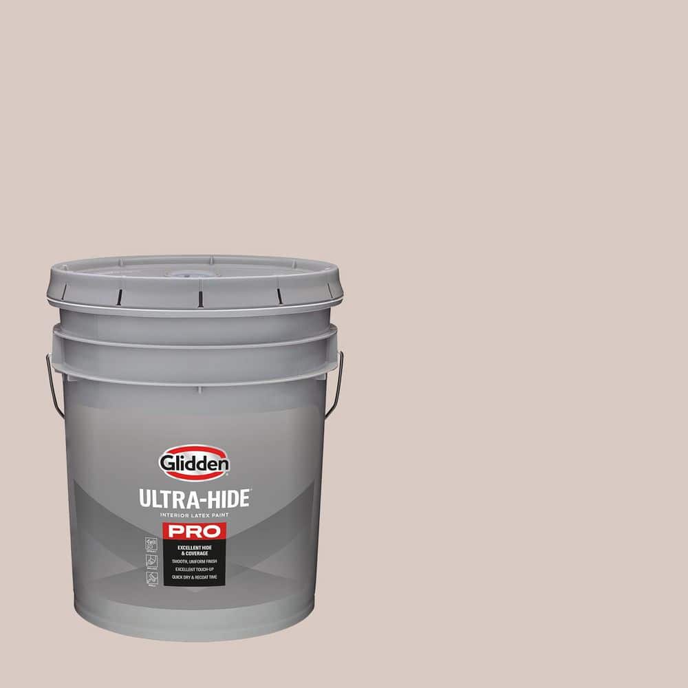 Glidden Ultra-Hide 5 gal. PPG1017-2 First Kiss Ultra Flat Interior Paint