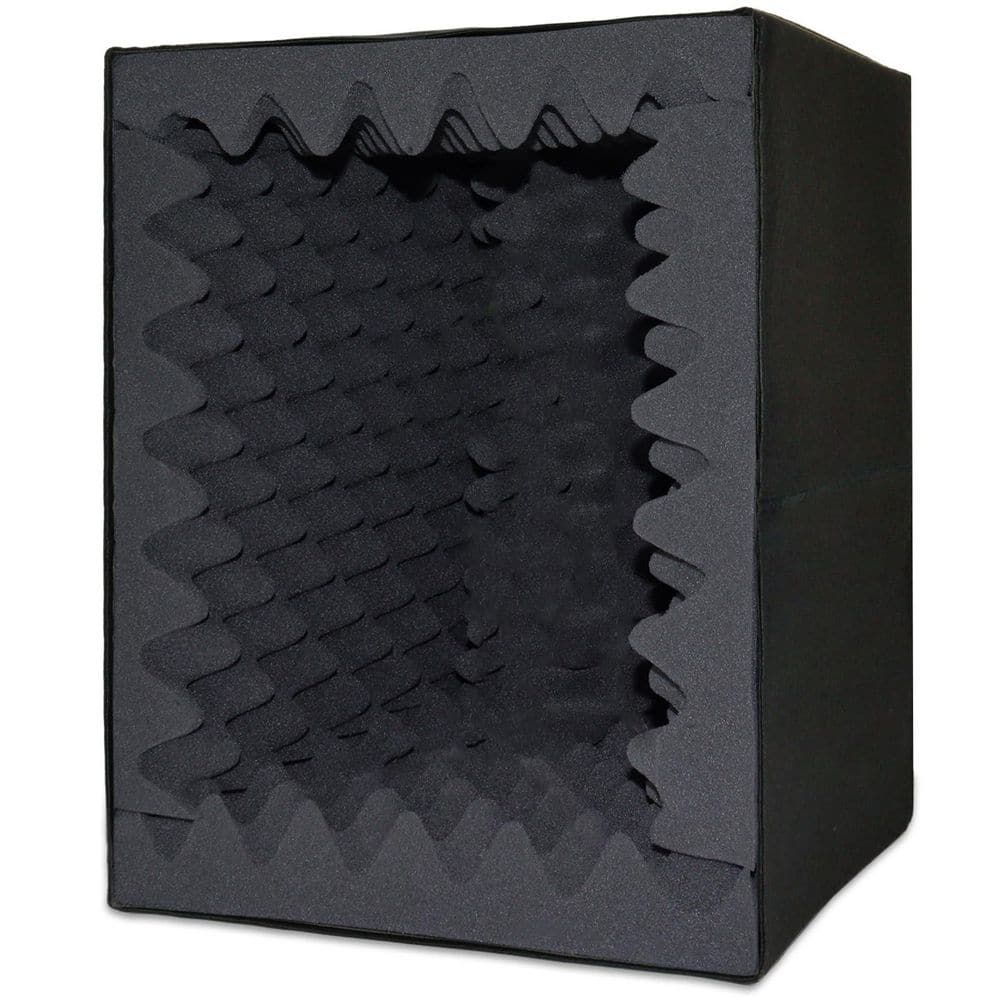 Laybus Music Recording Studio Sound Echo Absorbing Box Portable Vocal Booth With Thickened Dense Acoustic Foam Large (1)