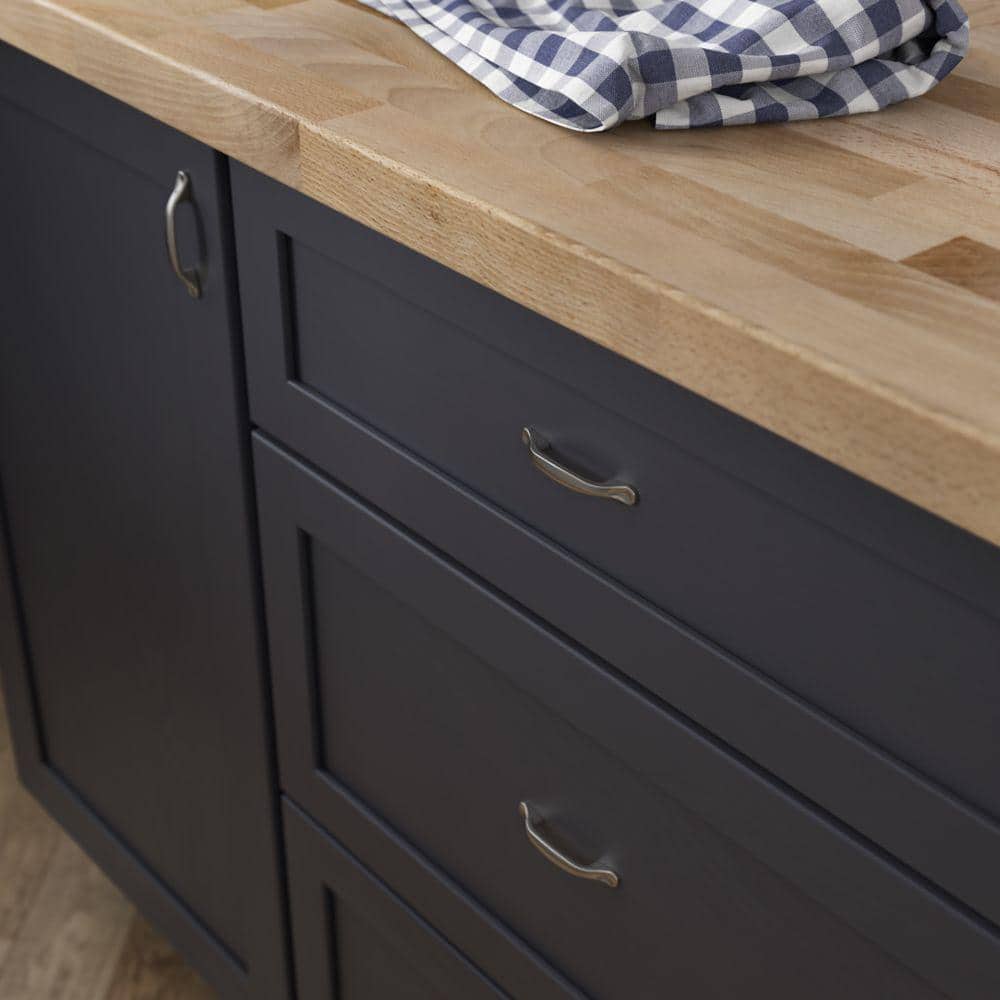 Liberty Collins 3 in. (76 mm) Classic Satin Nickel Cabinet Drawer Pull (3)
